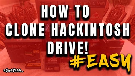 hackintosh clone drive and boot|HOW TO CLONE / BACKUP a HACKINTOSH DRIVE the Easy Way!.